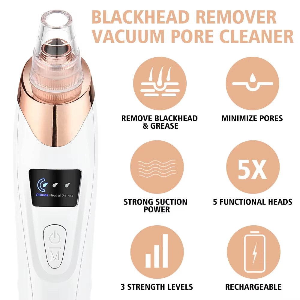 Revolutionary Blackhead Remover Vacuum: Your Ultimate Electric Face Cleaner for Pimple and Acne Removal