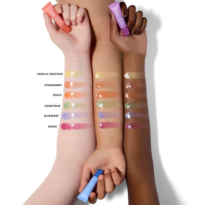 Squeeze Me Lip Balm - Hydrating Strawberry Tint with Hyaluronic Acid, Vegan & Cruelty-Free