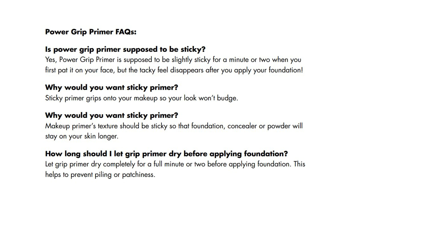 Transform Your Makeup Game with Power Grip Primer - Hydrating Gel for Flawless Skin and Long-Lasting Hold