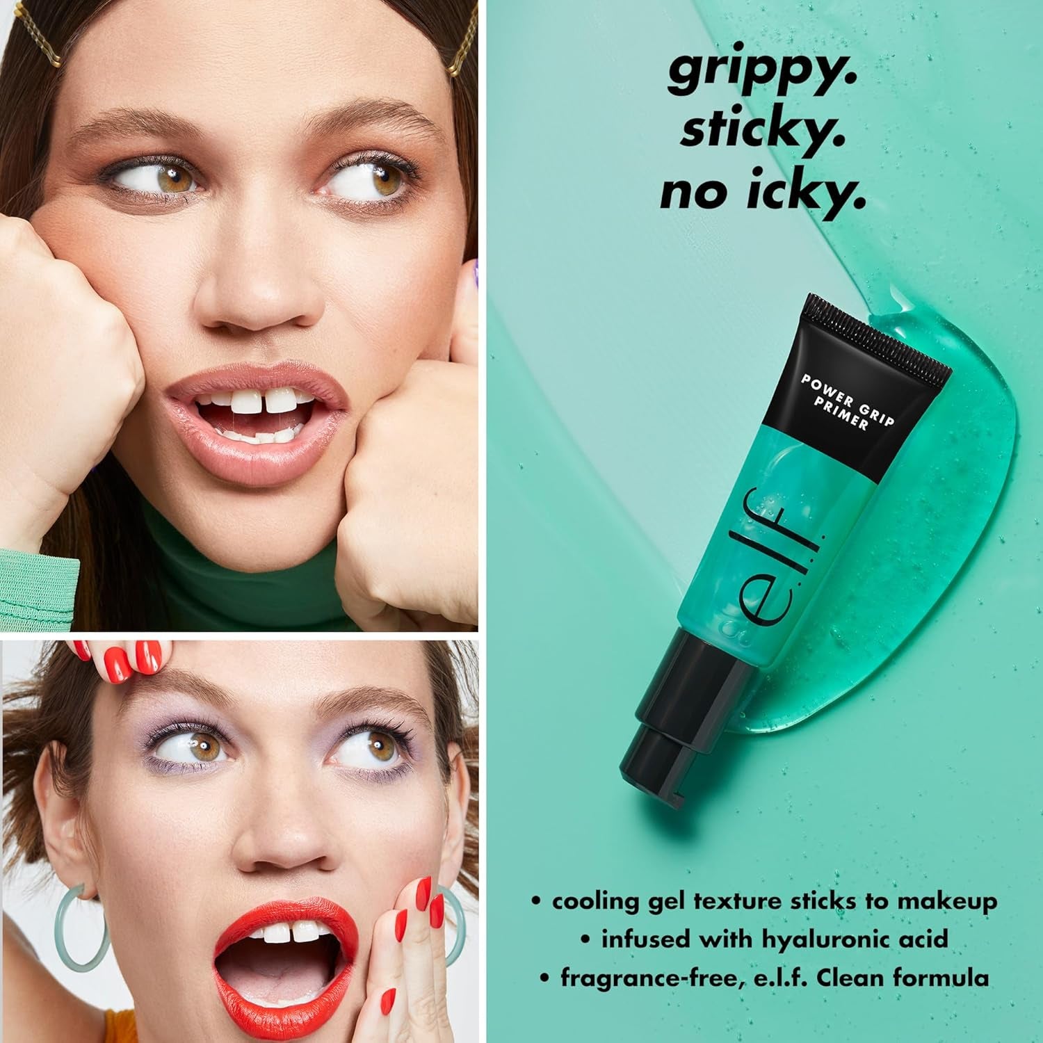 Transform Your Makeup Game with Power Grip Primer - Hydrating Gel for Flawless Skin and Long-Lasting Hold